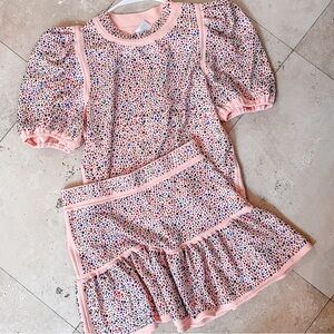 QUEEN OF SPARKLES pink Rhinestone Set